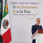 Alto a las armas, alto al fuego, la construcción de la paz comienza en las familias: Presidenta Claudia Sheinbaum hace llamado a sumarse al programa Sí al Desarme, Sí a la Paz